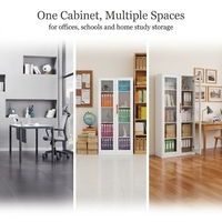 Armoire de classement mobile en acier, meuble de rangement métallique pour bureau, armoire de rangement de documents, bibliothèque, vitrine, pour école et atelier