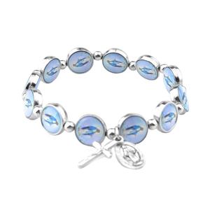 Pulseras <span class=keywords><strong>de</strong></span> Medalla <span class=keywords><strong>de</strong></span> la <span class=keywords><strong>Virgen</strong></span> María Católica, Cuentas <span class=keywords><strong>de</strong></span> Medalla <span class=keywords><strong>de</strong></span> San Charbel, Pulsera Elástica, Santos <span class=keywords><strong>de</strong></span> la Misericordia, Jesús, Pulseras <span class=keywords><strong>de</strong></span> Metal <span class=keywords><strong>de</strong></span> <span class=keywords><strong>Guadalupe</strong></span> - Product Image 2