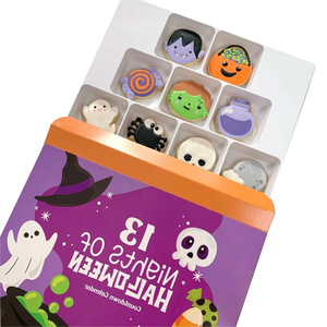 <span class=keywords><strong>Calendrier</strong></span> <span class=keywords><strong>de</strong></span> <span class=keywords><strong>l</strong></span>'<span class=keywords><strong>Avent</strong></span> du compte à rebours d'Halloween 13 nuits pour enfants Boîte-cadeau <span class=keywords><strong>de</strong></span> jouets vides avec revêtement UV <span class=keywords><strong>de</strong></span> gaufrage <span class=keywords><strong>de</strong></span> laminage mat - Product Image 4