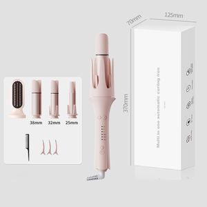 4 в 1 многофункциональная сменная автоматическая щетка для завивки волос светодиодная расческа для выпрямления волос с керамическим покрытием - Product Image 1