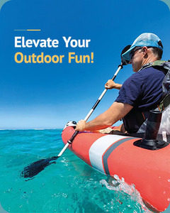 La serie de kayak inflable Yijia <span class=keywords><strong>Challenger</strong></span> incluye Deluxe 86 en paletas de kayak y Bomba de alto rendimiento Super Strong PVC - Product Image 4