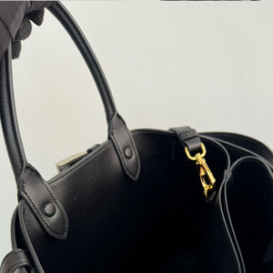 Superior Quality Luxury Fashion Design Top Tier Temperament <b>Black</b> Classic Genuine Leather <b>Hand</b> <b>Bags</b> Ladies Custom Large Capacity - Product Image 4
