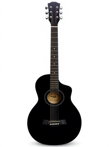 <span class=keywords><strong>Guitarra</strong></span> Acústica para Principiantes de 38 Pulgadas, Forma JF, Madera de Tilo, <span class=keywords><strong>Guitarra</strong></span> para Estudiantes, Fábrica OEM - Product Image 2