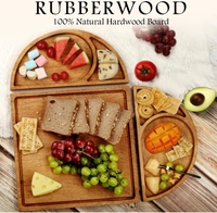 En promotion : Planche à fromage et plateau de service pliable en bois massif, magnétique, ensemble cadeau pour cuisine, cadeau de pendaison de crémaillère