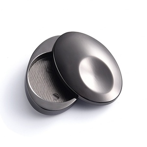 High Quality <b>Portable</b> Oval Perfume Metal Box Magnet Swivel Solid Perfume Container Solid Cases - Product Image 5