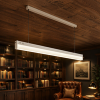Vente en gros de luminaires suspendus pour hôtels, bureaux, écoles, 25w 30w 40w, lumière linéaire LED
