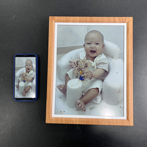 กรอบรูปไม้ A4 ขนาด 13.3 นิ้ว หน้าจอ E-ink Spectra 6 (E6) อัลบั้มรูปดิจิตอลสีสันสดใส ใช้งานได้นาน กรอบรูปไม้เนื้อแข็ง - Product Image 1