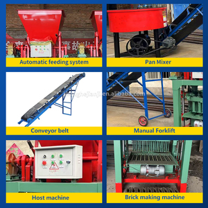 Áp lực thủy lực Khối Interlock Làm cát gạch rỗng khối và khuôn máy làm gạch - Product Image 6