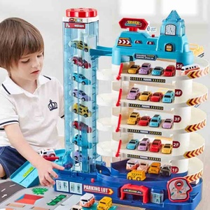 Juguete <span class=keywords><strong>de</strong></span> Construcción Multicapa para Niños, Estacionamiento Elevador, Garaje Eléctrico para Autos, Juguete <span class=keywords><strong>de</strong></span> Aventura Urbana - Product Image 3
