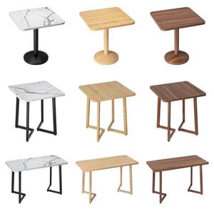 Nordic Style Round <b>Coffee</b> <b>Table</b> Modern Minimalist Reception Desk <b>Small</b> Wooden <b>Table</b> For Milk Tea Shop Adult Use - Product Image 2