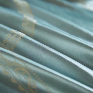 Top Luxury100% Mulberry Silk Light Green Duvet Cover Silky High-end <strong>Silver</strong> Bed Sheet Home Textile <strong>Bedding</strong> Sets Wholesaler - Product Image 3