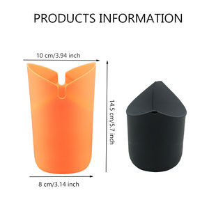 Bandeja plegable reutilizable de silicona de grado alimentario con tapa para hacer palomitas de cine, apta para microondas y lav - Product Image 2