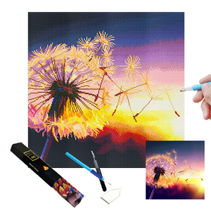 Pintura <span class=keywords><strong>de</strong></span> Diamantes 5D al por Mayor, Diseño Innovador <span class=keywords><strong>de</strong></span> Diente <span class=keywords><strong>de</strong></span> León Colorido, Mosaico Completo <span class=keywords><strong>de</strong></span> Diamantes, Decoración para el Hogar Diseñada a Mano - Product Image 2