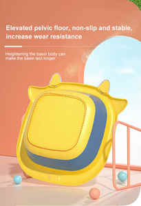 Lavabos pliants de voyage pliants Lavabos pour enfants <span class=keywords><strong>Lavabo</strong></span> pliant multifonctionnel pour bébé - Product Image 3
