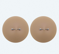 Faux tétons en silicone réutilisables pour femmes, sexy, avec piercing