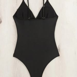 Maillots de bain de luxe pour femmes, fabriqués par des designers, avec décolleté cœur, maillots de bain une pièce pour la plage - Product Image 2