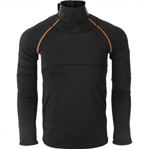 <b>Ice</b> <b>Hockey</b> Uniform Cut-Resistant Breathable Adult Unisex Long Sleeve <b>Neck</b> Protection Flatlock Seams Custom Team Name Base Layer - Product Image 4