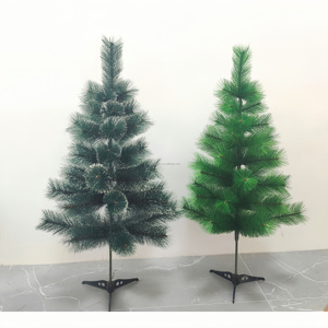 Árboles de Navidad para Mascotas Hechos en Fábrica, Árbol de Navidad de Agujas de Pino con Copos de Nieve para Decoración Familiar - Product Image 1