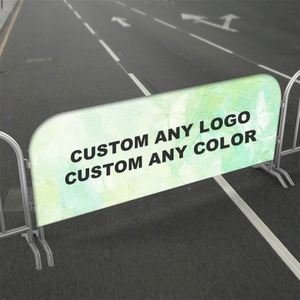 Portable Double Sided Polyester Mesh Fence Crowd Control Barrier <b>Banners</b> for Event Digital Printing - Product Image 6
