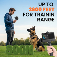 Collier de dressage électronique sans fil multifonctionnel 3 en 1 pour chien, avec télécommande, choc, entraînement, limite de zone et mode zone interdite