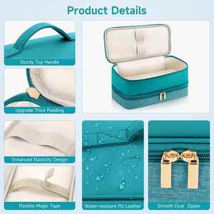 Double-Layer Travel <b>Carrying</b> <b>Case</b> Portable Hair Hot Tools Storage Bag - Product Image 2