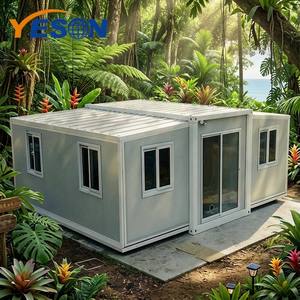Casa Contenedor Plegable Prefabricada Moderna de 40 pies para Envío, Dormitorio, Casa Contenedor Plegable y Colapsable - Product Image 1