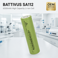 Высокомощный силиконовый анодный элемент Premium 21700 6500 мАч Battivus SA112 3.46В с разрядным током 65А для БПЛА, VTOL и систем картографирования