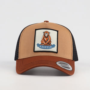 OEM al por mayor 5 Panel bordado láser pegatina <span class=keywords><strong>gorra</strong></span> de malla, de alta calidad de algodón de moda estructurado ajustable cierre <span class=keywords><strong>gorra</strong></span> de camionero - Product Image 2