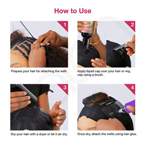 Colle qui ne touche jamais vos cheveux naturels, marque privée, biologique, forte tenue, à base de plantes, soin capillaire sans rinçage, protection capillaire - Product Image 4