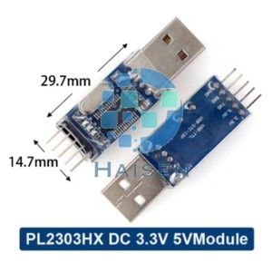 Original USB to <strong>RS232</strong> TTL Converter Adapter <strong>Module</strong> DC 3.3V 5V Microcontroller Brush Machine Board - Product Image 2
