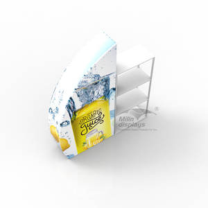 Milindisplays - Nuevo Diseño Modular de Expositor Plegable para Ferias Comerciales, Mesa de Recepción Portátil y Desmontable, Expositor de Promoción con Niveles - Product Image 5
