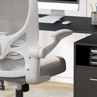 Chaise de bureau blanche ergonomique en maille pour la maison à bas prix Pivotant personnalisé pouvant être élevé et abaissé