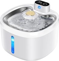 Fontaine à eau électrique automatique et écologique pour animaux de compagnie, distributeur d'eau de 2,6 L pour chats et chiens