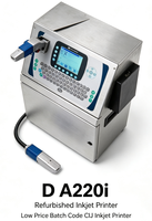 Imprimante jet d'encre reconditionnée D A220i pour l'impression industrielle, imprimante jet d'encre à code de lot à bas prix, imprimante jet d'encre Cij