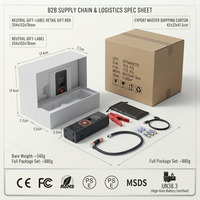 Grosir Jump Starter Mobil 2-in-1 dengan Pompa Udara 150PSI, Power Bank Darurat Portabel, Pengisi Angin Ban Nirkabel, Pabrik OEM/ODM