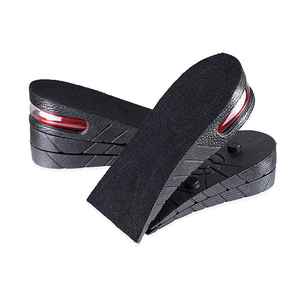 1-3 lớp nửa PVC đàn hồi gót chân đầy không khí đệm tăng cường 3cm/4.5cm/6cm chiều cao tăng lót cho nam giới và phụ nữ - Product Image 1