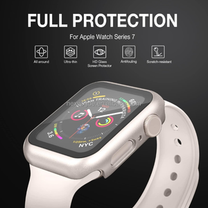 Étui de <span class=keywords><strong>protection</strong></span> sportif de luxe avec verre trempé et pare-chocs en PC anti-traces de doigts et résistant aux rayures pour toute la gamme de montres - Product Image 4