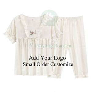 Set di Pigiami in Seta di Lusso per Donne, Ideale per l'Estate - Product Image 2