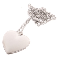 1PC Romantic Heart Shaped Friend Photo Picture Frame Locket Pendant For Necklace Jewelry Couple Valentine's Day Gift
