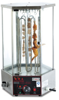 Four rotatoire commercial de nouvel état de machine de grillage de kebab d'agneau d'acier inoxydable pour la préparation de kebab