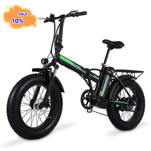 Bicicleta eléctrica plegable de 20 pulgadas, 48V, 500W, neumático grueso, bicicleta de montaña híbrida plegable - Product Image 2