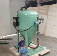 Machine de sablage et d'élimination des poussières industrielle mobile DB1500, sablage sans poussière adapté à l'élimination de la rouille des navires