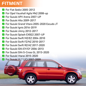 2 clignotants latéraux dynamiques à LED pour <span class=keywords><strong>Suzuki</strong></span> Swift <span class=keywords><strong>Jimmy</strong></span> Vitara SX4 Alto Splash, clignotants séquentiels en ambre - Product Image 6