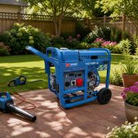 Groupe électrogène diesel YC7GF-3 7kW 8kW 230V/400V monophasé/triphasé portable pour la construction