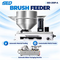 Machine d'emballage sous blister pour l'industrie alimentaire, à commande servo, certifiée CE, à faible bruit, avec corps en acier inoxydable 316