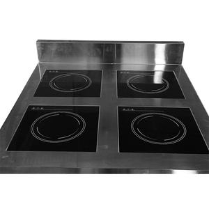 Table de cuisson à induction commerciale haute puissance 3500W*4 ou 5000W*4 avec 4 zones/brûleurs et technologie Half Bridge AM-TCD401 Commercial I - Product Image 6