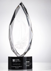 Trofeo de Cristal K9 Personalizado |   Grabado y Composición Tipográfica Gratuitos |   Caja de Regalo |   Premio de Campeonato para Deportes/Negocios - Product Image 5