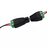 Connecteur de prise cc 2.1*5.5mm femelle/mâle adaptateur de prise de courant connecteur de câble