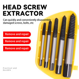 Juego de 6 Extractores de Tornillos de Fricción en Espiral, Herramientas para Remover Tornillos Dañados, Juego de Extractores para Tubos de 1/8, 3/8, 5/8, 3/4, 7/8 y 1 Pulgada - Product Image 4