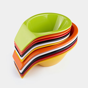 A5 Colorful Imitation Ceramic Bowl Set For Condiments And Salad Party Use - Product Image 4